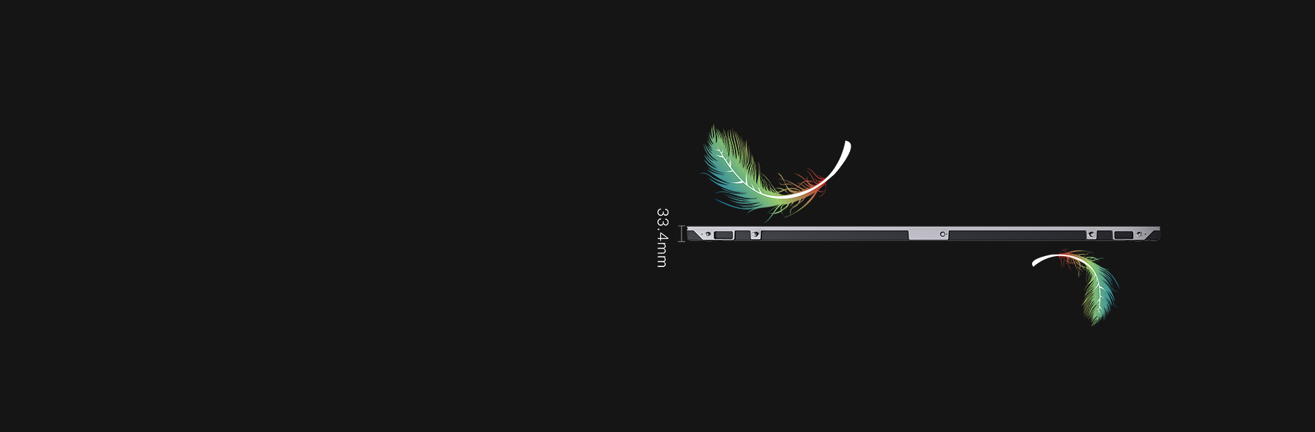 T Series ultra-thin 1.3 inch profile